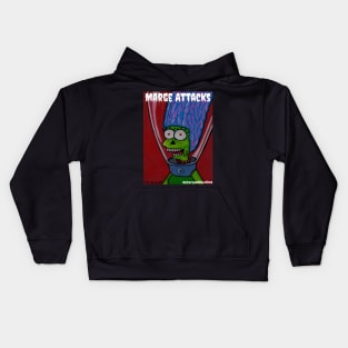 Mars (Marge) Attacks Kids Hoodie